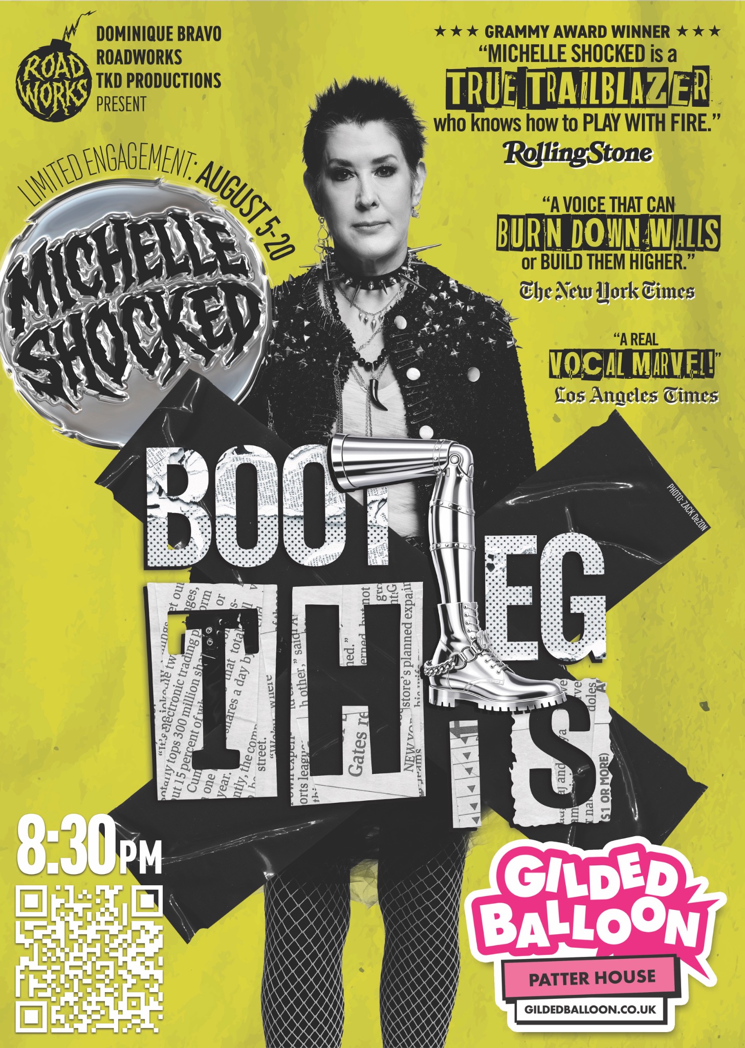 Home Michelle Shocked: Bootleg This production poster